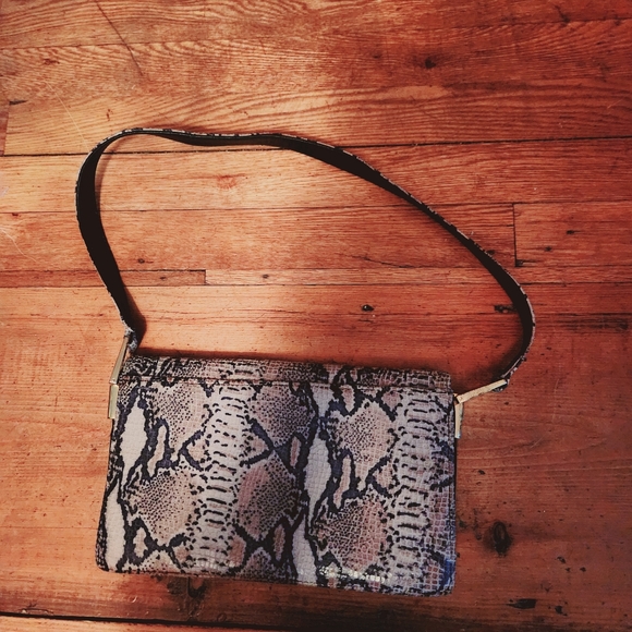 Made In Canada Vintage Snakeskin Purse Lovely Quality - Picture 5 of 10
